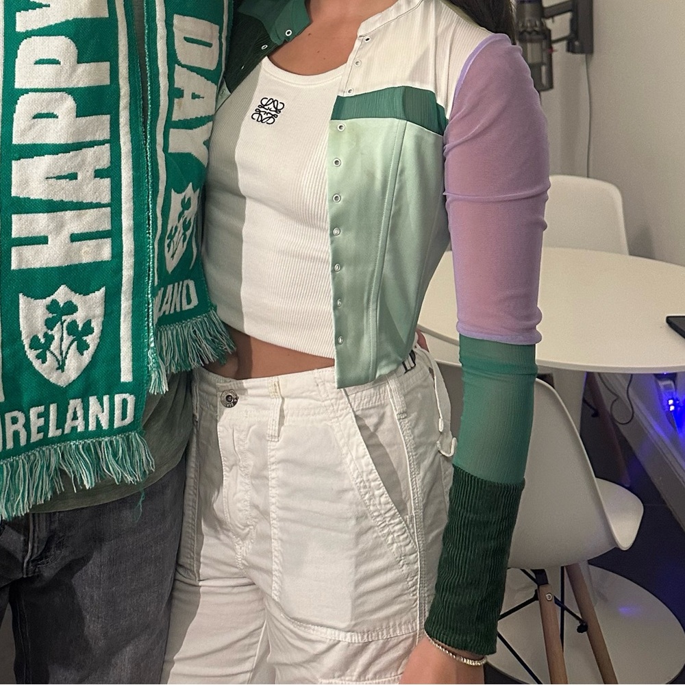 Danielle Guizio Long Sleeve Top